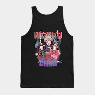 Bottleg Anime Chibi Nezuko Tank Top